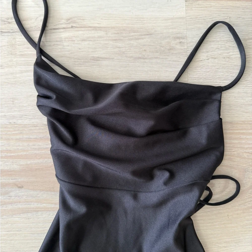 Urban Outfitters Spandex Black Backless Dress XS - Picture 2 of 4